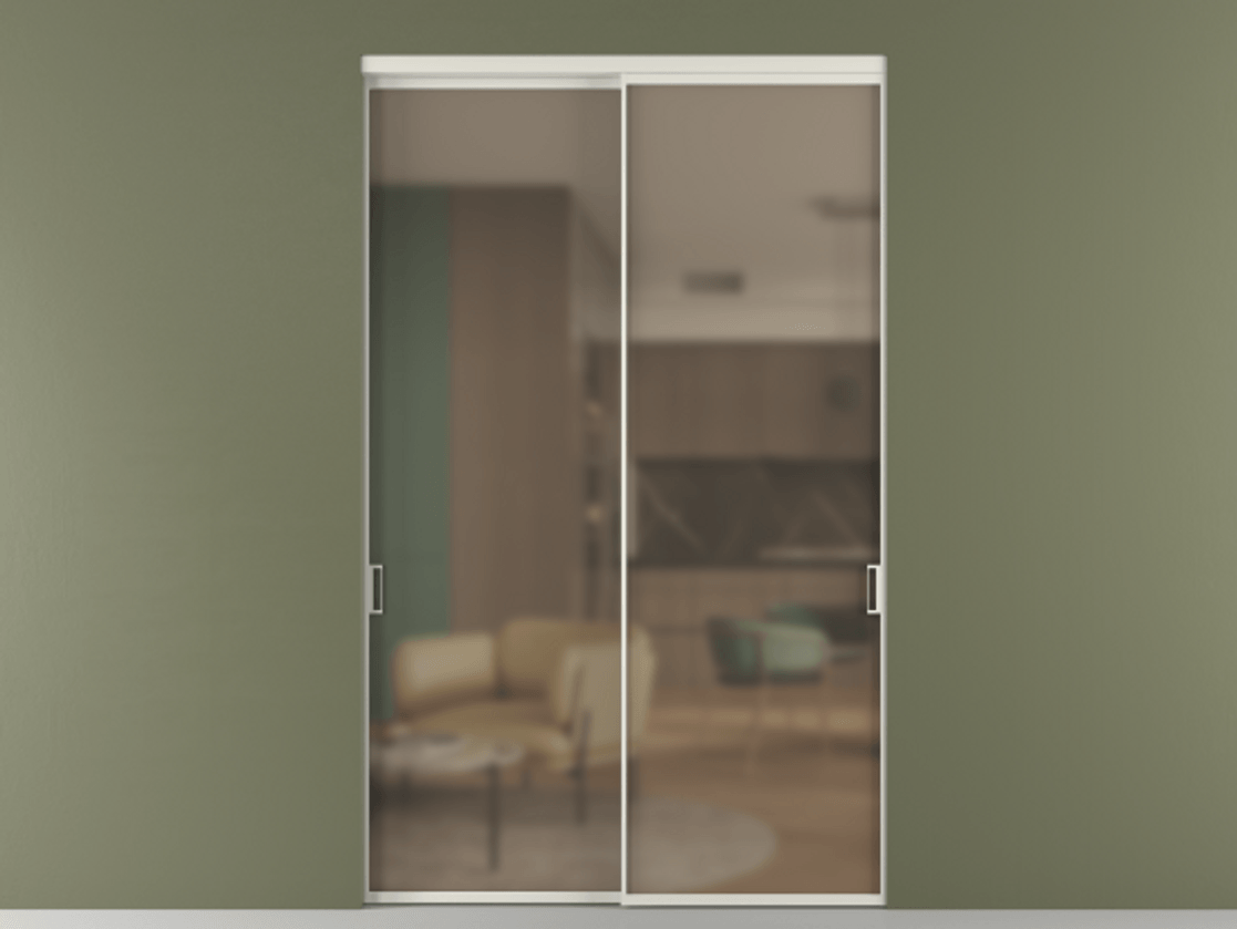 Перегородка Formato внутри проёма двустворчатая #VENDORCODE# #FURNISH# #GLASS# Цена #PRICE#  | Volhovec