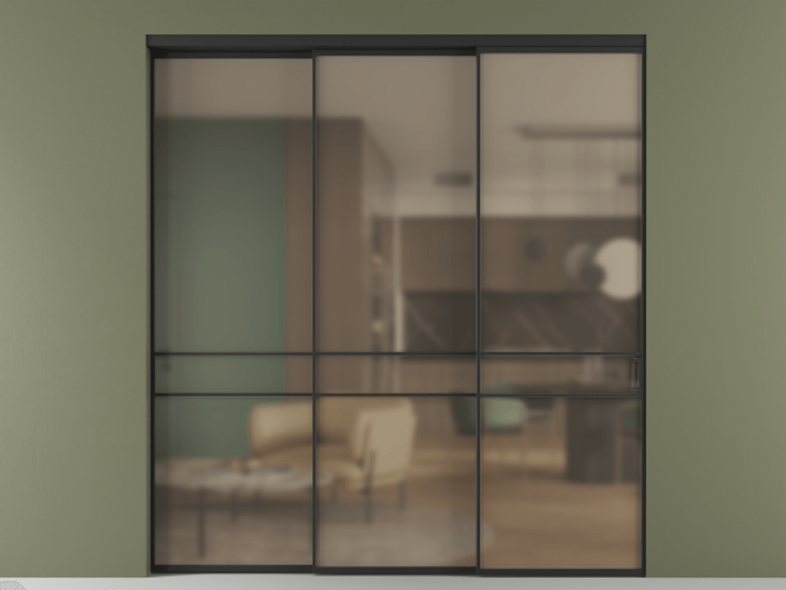 Перегородка Formato внутри проёма телескопик синхро-2 #VENDORCODE# #FURNISH# #GLASS# Цена #PRICE#  | Volhovec