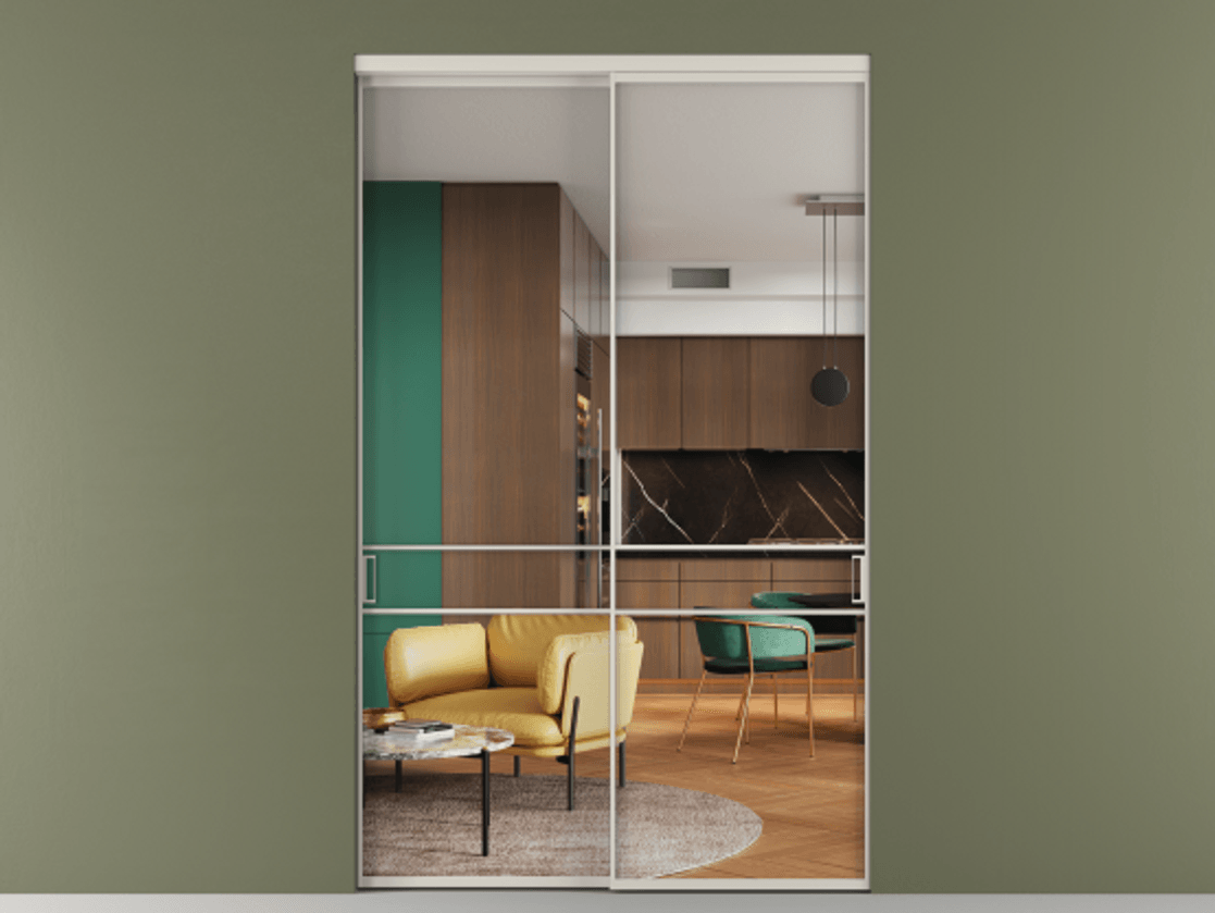 Перегородка Formato внутри проёма двустворчатая #VENDORCODE# #FURNISH# #GLASS# Цена #PRICE# #CURRENCY#  | Volhovec