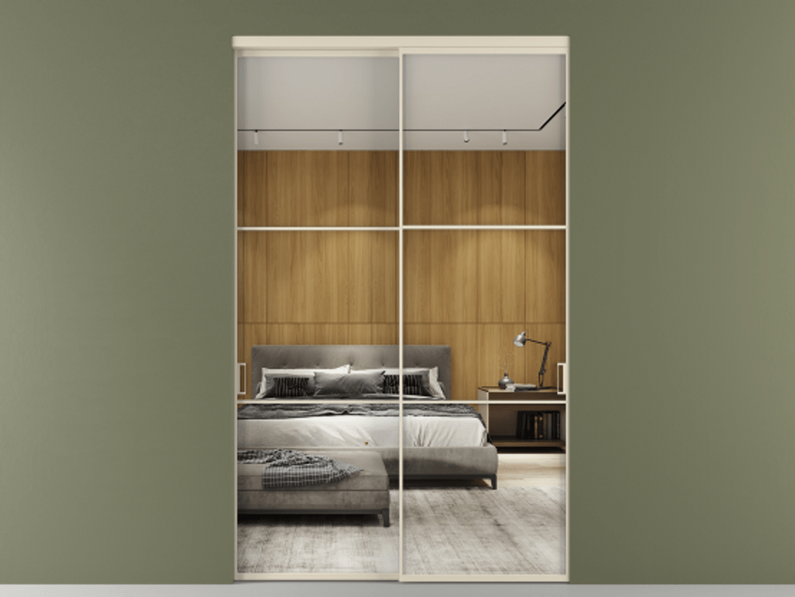 Перегородка Formato внутри проёма 2 створки АЛПР 040.03 Алюминий бежево-серый Двустороннее зеркало, триплекс , триплекс 6 мм. Цена 2697300 ₸ 1. Полотно 2 шт. (800/2100 мм)
2. Комплект установки раздвижной системы
3. Базовый комплект фурнитуры
4.Ручка RONDO. Фабрика дверей Волховец 8 (800) 551 43 19 Перегородка Formato внутри проёма 2 створки АЛПР 040.03 Алюминий бежево-серый Двустороннее зеркало, триплекс , триплекс 6 мм Цена 2697300 ₸ | Volhovec