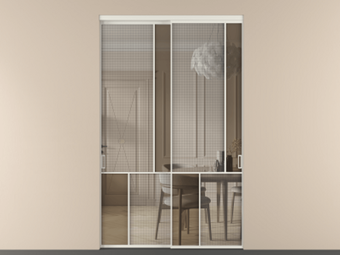 Перегородка Mosaic внутри проема двустворчатая #VENDORCODE# #FURNISH# #GLASS# Цена #PRICE# #CURRENCY# | Volhovec