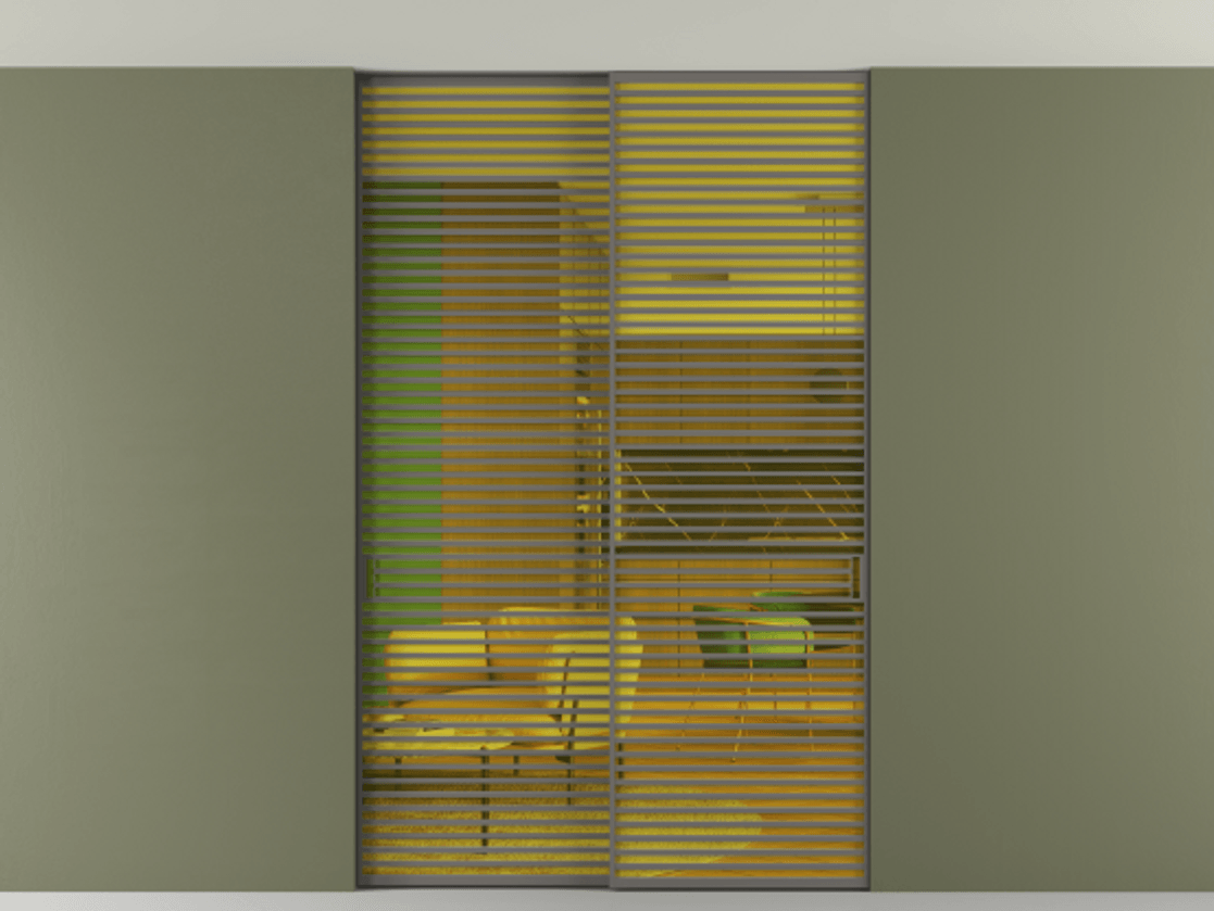 Перегородка Formato внутри проёма скрытое крепление в потолок 2 створки АЛПР 040.07 Алюминий классический серый Прозрачное жёлтое стекло, триплекс. Цена 3152000 ₸ 1. Полотно 2 шт. (800/2100 мм)
2. Комплект установки раздвижной системы
3. Базовый комплект фурнитуры
4. Ручка RONDO. Фабрика дверей Волховец 8 (800) 551 43 19 Перегородка Formato внутри проёма скрытое крепление в потолок 2 створки АЛПР 040.07 Алюминий классический серый Прозрачное жёлтое стекло, триплекс Цена 3152000 ₸ | Volhovec