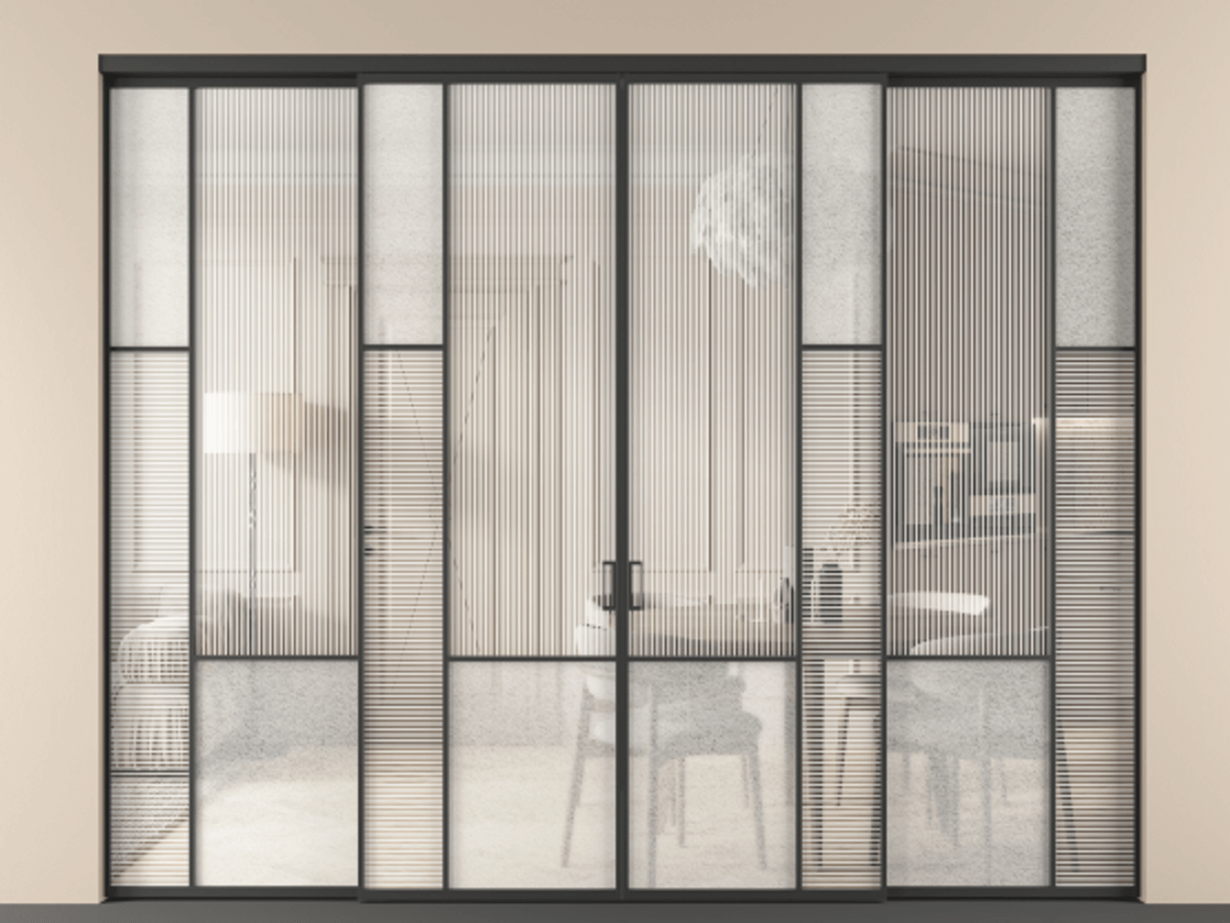 Перегородка Mosaic внутри проема четырёхстворчатая #VENDORCODE# #FURNISH# #GLASS# Цена #PRICE# #CURRENCY# | Volhovec
