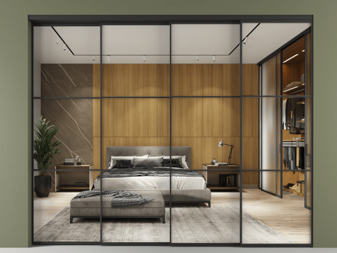 Перегородка Formato внутри проёма телескопик синхро-3 #VENDORCODE# #FURNISH# #GLASS# Цена #PRICE#  | Volhovec