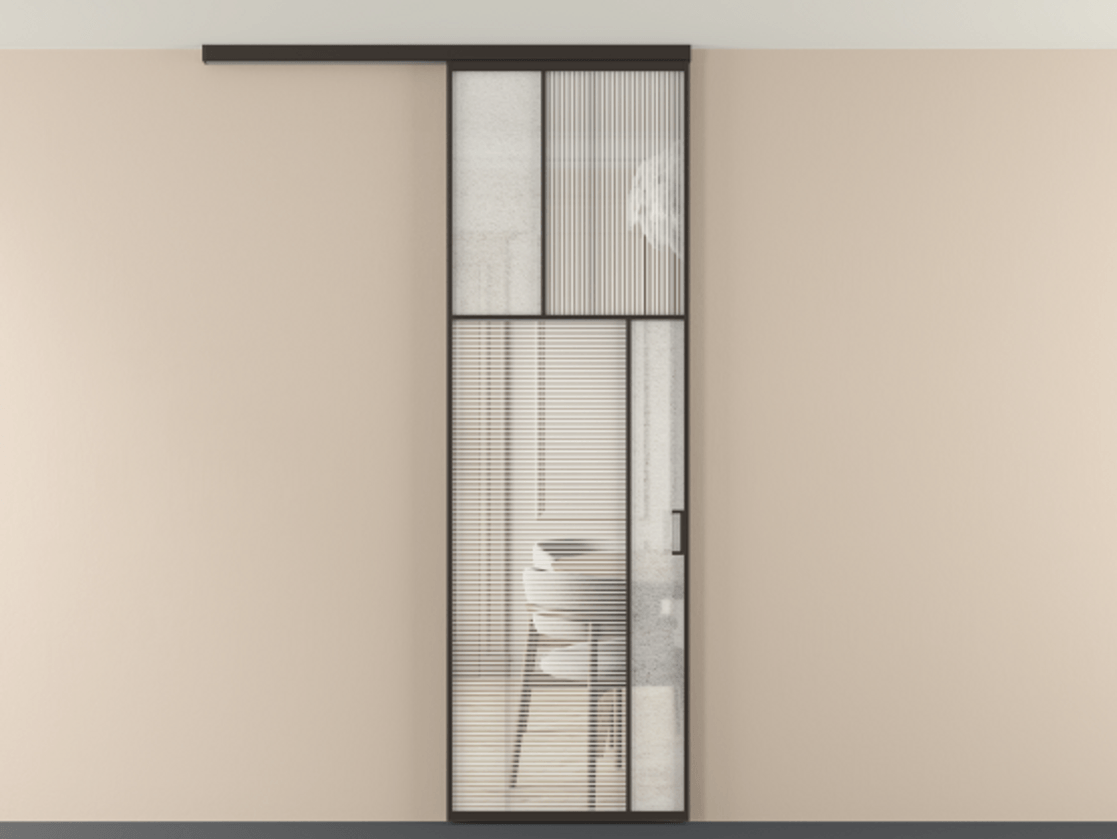 Перегородка Mosaic вдоль стены на потолок одностворчатая #VENDORCODE# #FURNISH# #GLASS# Цена #PRICE# #CURRENCY# | Volhovec