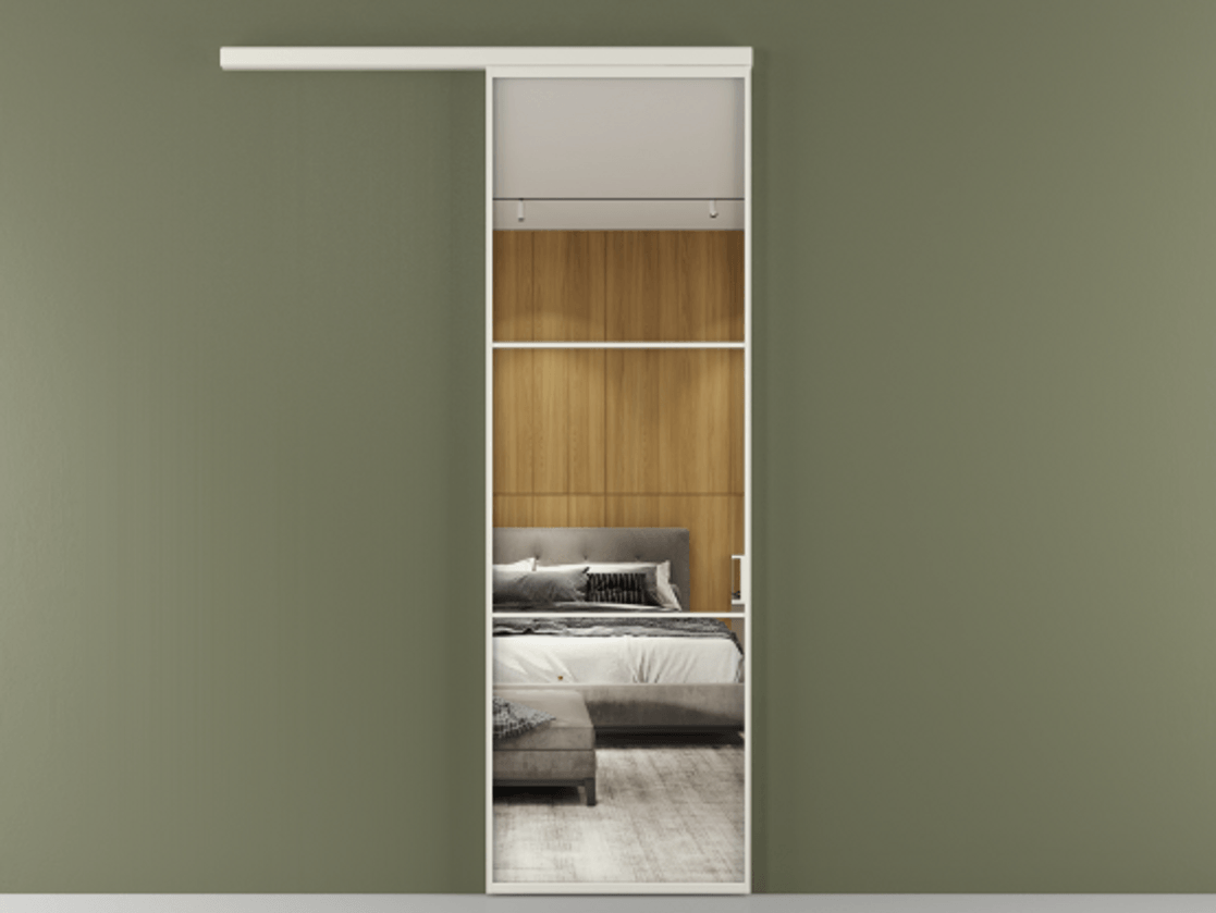 Перегородка Formato вдоль стены одностворчатая #VENDORCODE# #FURNISH# #GLASS# Цена #PRICE# #CURRENCY#  | Volhovec