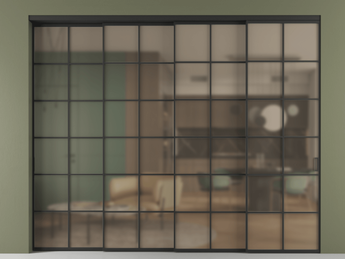 Перегородка Formato внутри проёма телескопик синхро-3 #VENDORCODE# #FURNISH# #GLASS# Цена #PRICE# #CURRENCY# | Volhovec