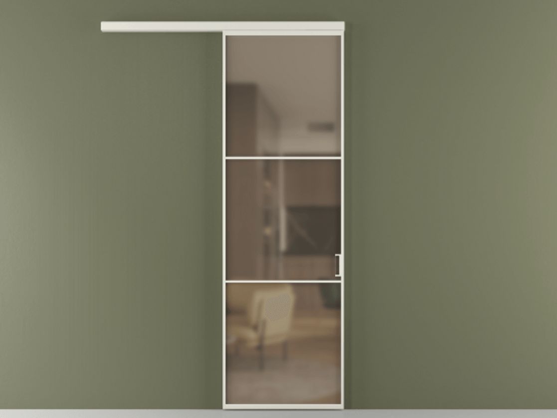 Перегородка Formato вдоль стены одностворчатая #VENDORCODE# #FURNISH# #GLASS# Цена #PRICE# #CURRENCY#  | Volhovec