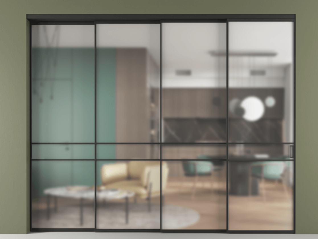 Перегородка Formato внутри проёма телескопик синхро-3 #VENDORCODE# #FURNISH# #GLASS# Цена #PRICE#  | Volhovec