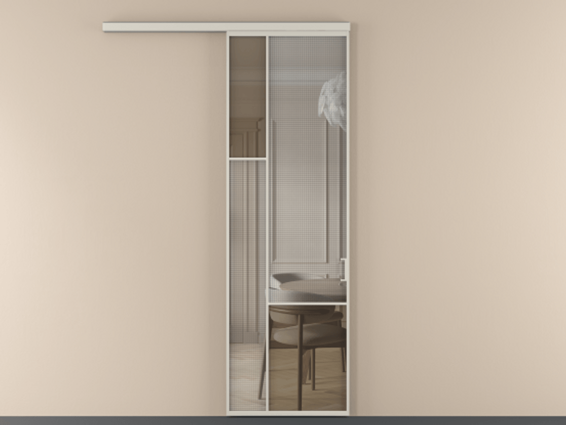 Перегородка Mosaic вдоль стены одностворчатая #VENDORCODE# #FURNISH# #GLASS# Цена #PRICE# #CURRENCY# | Volhovec