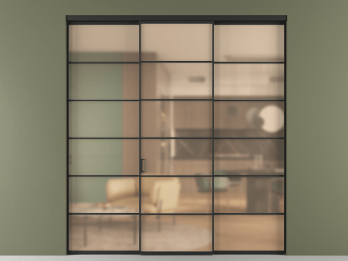 Перегородка Formato внутри проёма 3 створки АЛПР 040.04 Алюминий Черный Сатинированное оранжевое стекло, триплекс. Скрытый короб ЧЕР Цена 1600300 ₸ 1. Полотно 3 шт. (800/2100 мм)
2. Комплект установки раздвижной системы
3. Базовый комплект фурнитуры
4.Ручка RONDO. Фабрика дверей Волховец 8 (800) 551 43 19 Перегородка Formato внутри проёма 3 створки АЛПР 040.04 Алюминий Черный Сатинированное оранжевое стекло, триплекс Цена 1600300 ₸ | Volhovec