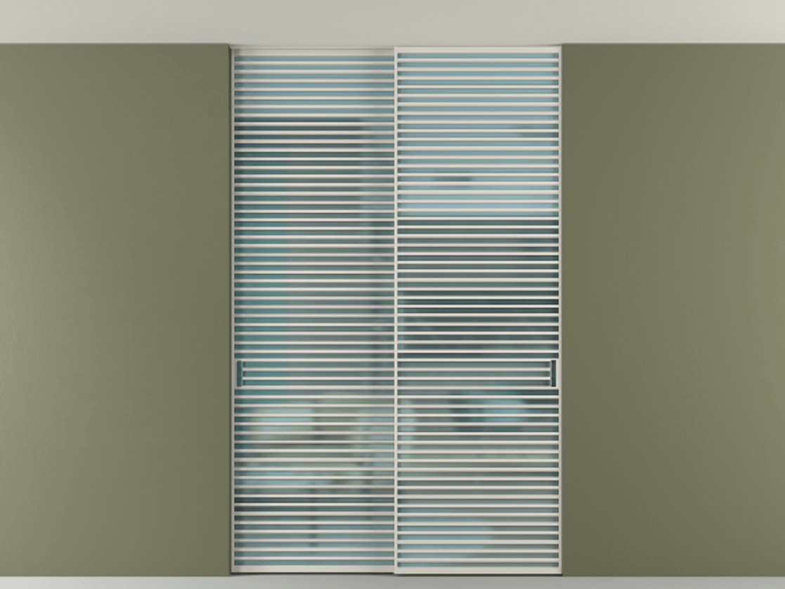 Перегородка Formato внутри проёма скрытое крепление в потолок 2 створки АЛПР 040.07 Алюминий облачно-серый Сатинированное голубое стекло, триплекс. Цена 2676700 ₸ 1. Полотно 2 шт. (800/2100 мм)
2. Комплект установки раздвижной системы
3. Базовый комплект фурнитуры
4. Ручка RONDO. Фабрика дверей Волховец 8 (800) 551 43 19 Перегородка Formato внутри проёма скрытое крепление в потолок 2 створки АЛПР 040.07 Алюминий облачно-серый Сатинированное голубое стекло, триплекс Цена 2676700 ₸ | Volhovec