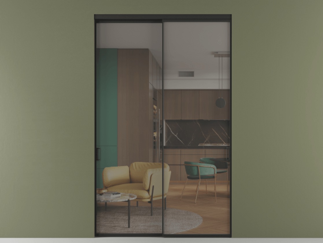 Перегородка Formato внутри проёма двустворчатая #VENDORCODE# #FURNISH# #GLASS# Цена #PRICE# #CURRENCY#  | Volhovec