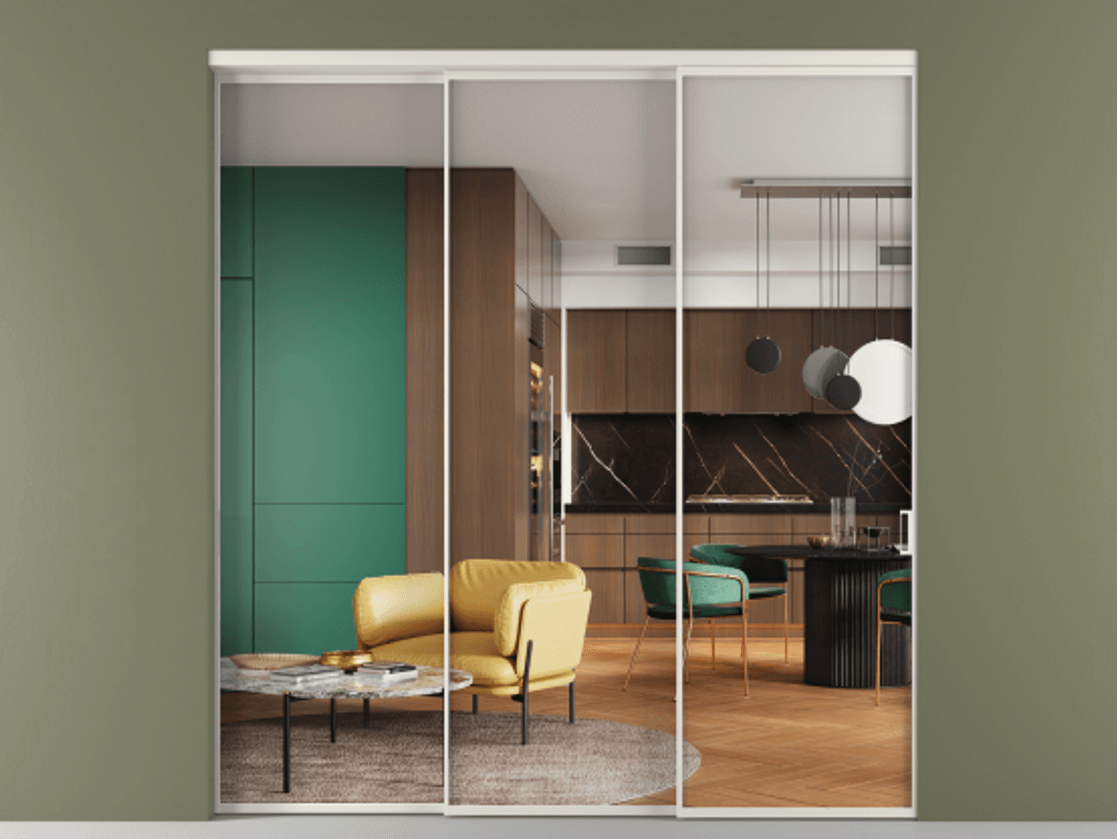 Перегородка Formato внутри проёма телескопик синхро-2 #VENDORCODE# #FURNISH# #GLASS# Цена #PRICE#  | Volhovec