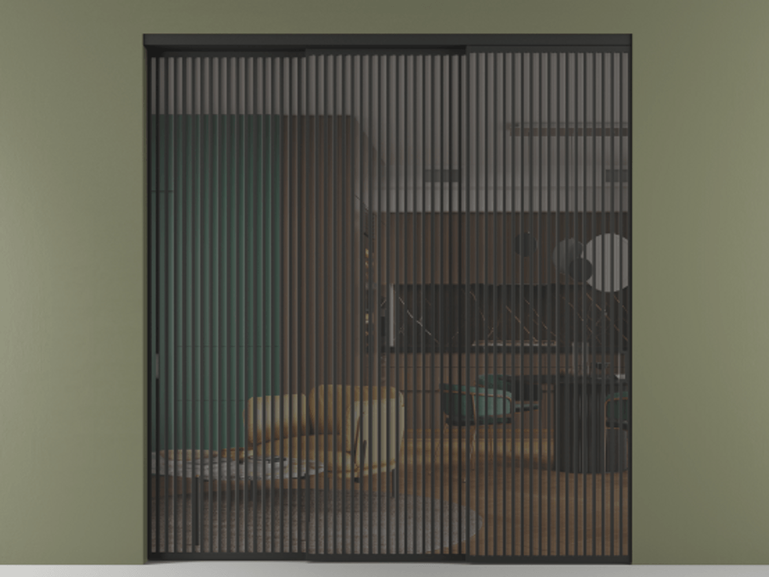 Перегородка Formato внутри проёма телескопик синхро-2 #VENDORCODE# #FURNISH# #GLASS# Цена #PRICE#  | Volhovec