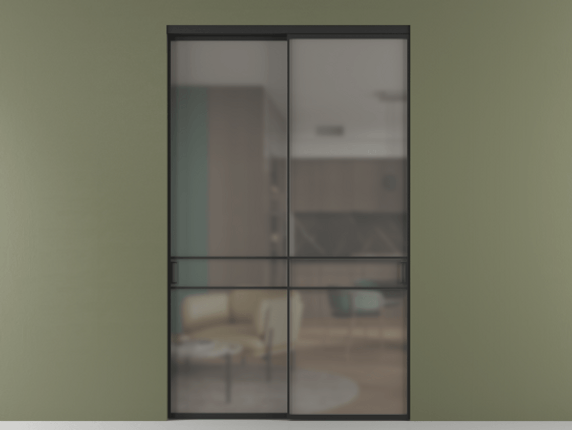 Перегородка Formato внутри проёма двустворчатая #VENDORCODE# #FURNISH# #GLASS# Цена #PRICE# #CURRENCY#  | Volhovec