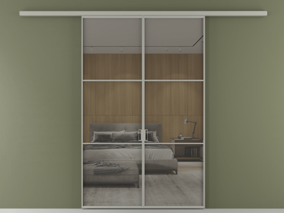 Перегородка Formato вдоль стены 2 створки АЛПР 040.03 Алюминий нейтральный серый Рефлективное серое стекло "Stopsol", калёное. Цена 1553760 ₸ 1. Полотно 2 шт. (800/2100 мм)
2. Комплект установки раздвижной системы
3. Базовый комплект фурнитуры
4.Ручка RONDO
. Фабрика дверей Волховец 8 (800) 551 43 19 Перегородка Formato вдоль стены 2 створки АЛПР 040.03 Алюминий нейтральный серый Рефлективное серое стекло "Stopsol", калёное Цена 1553760 ₸ | Volhovec