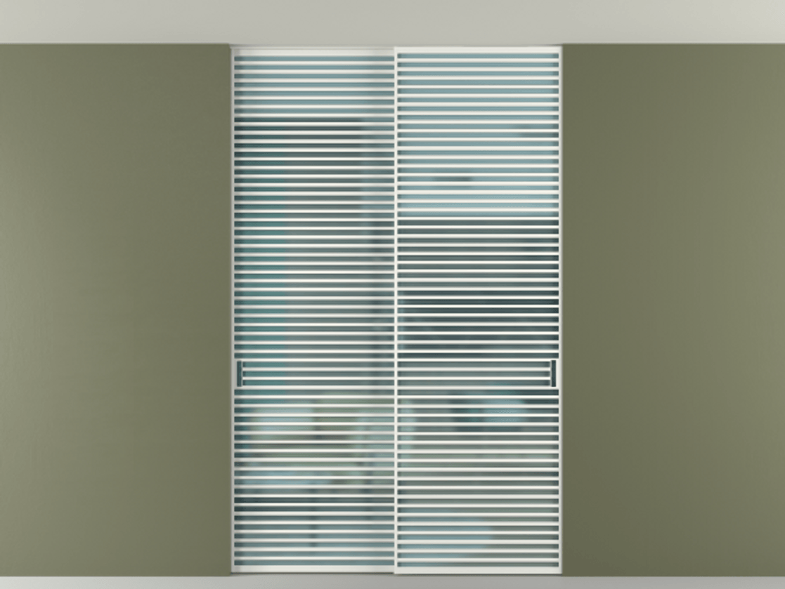 Перегородка Formato внутри проёма скрытое крепление в потолок 2 створки АЛПР 040.07 Алюминий светло-серый Сатинированное голубое стекло, триплекс. Цена 2676700 ₸ 1. Полотно 2 шт. (800/2100 мм)
2. Комплект установки раздвижной системы
3. Базовый комплект фурнитуры
4. Ручка RONDO. Фабрика дверей Волховец 8 (800) 551 43 19 Перегородка Formato внутри проёма скрытое крепление в потолок 2 створки АЛПР 040.07 Алюминий светло-серый Сатинированное голубое стекло, триплекс Цена 2676700 ₸ | Volhovec