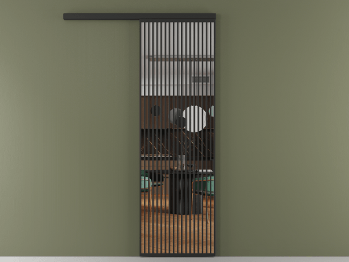 Перегородка Formato вдоль стены одностворчатая #VENDORCODE# #FURNISH# #GLASS# Цена #PRICE# #CURRENCY#  | Volhovec