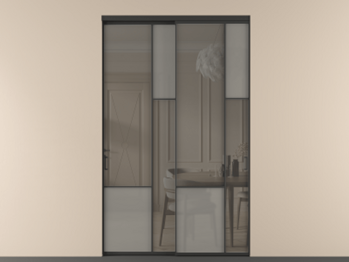 Перегородка Mosaic внутри проема двустворчатая #VENDORCODE# #FURNISH# #GLASS# Цена #PRICE# #CURRENCY# | Volhovec