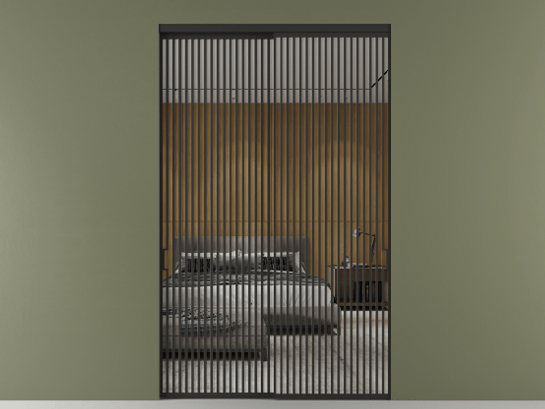 Перегородка Formato внутри проёма двустворчатая #VENDORCODE# #FURNISH# #GLASS# Цена #PRICE# #CURRENCY#  | Volhovec