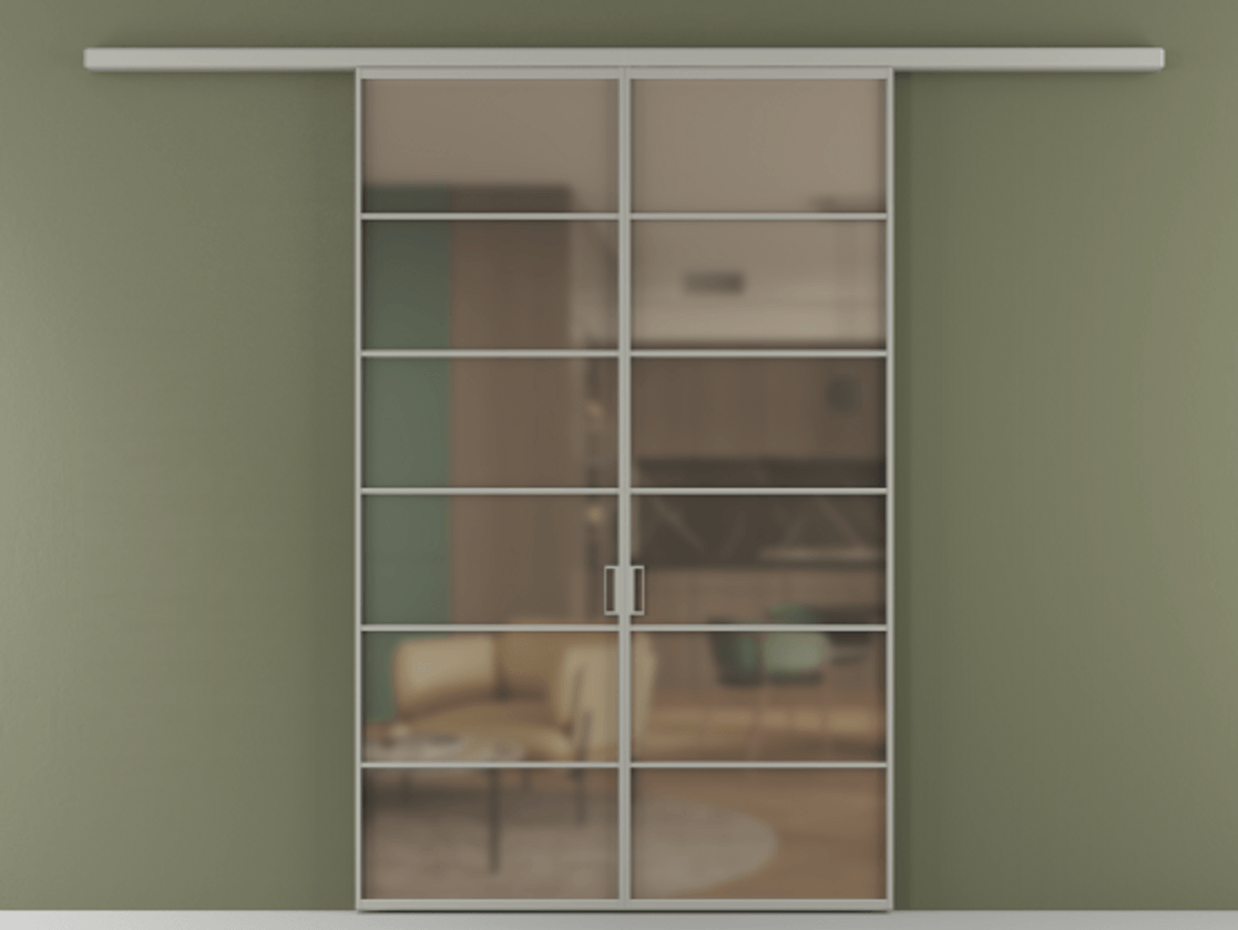 Перегородка Formato вдоль стены 2 створки АЛПР 040.04 Алюминий нейтральный серый Сатинированное бронзовое стекло, триплекс. Цена 1344350 ₸ 1. Полотно 2 шт. (800/2100 мм)
2. Комплект установки раздвижной системы
3. Базовый комплект фурнитуры
4.Ручка RONDO
. Фабрика дверей Волховец 8 (800) 551 43 19 Перегородка Formato вдоль стены 2 створки АЛПР 040.04 Алюминий нейтральный серый Сатинированное бронзовое стекло, триплекс Цена 1344350 ₸ | Volhovec