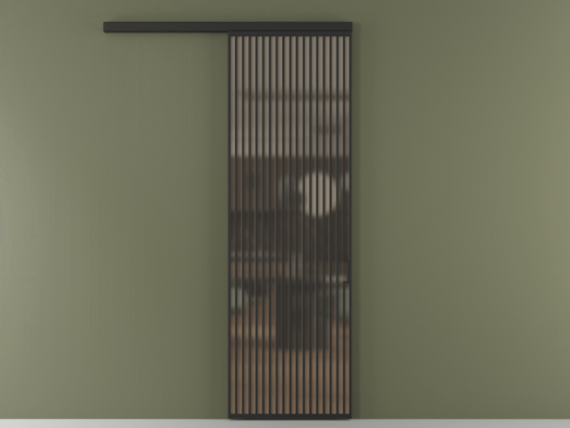 Перегородка Formato вдоль стены одностворчатая #VENDORCODE# #FURNISH# #GLASS# Цена #PRICE# #CURRENCY#  | Volhovec