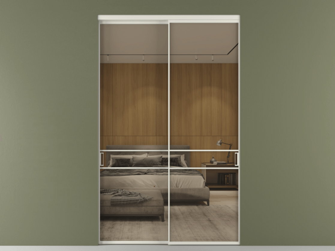 Перегородка Formato внутри проёма двустворчатая #VENDORCODE# #FURNISH# #GLASS# Цена #PRICE# #CURRENCY#  | Volhovec