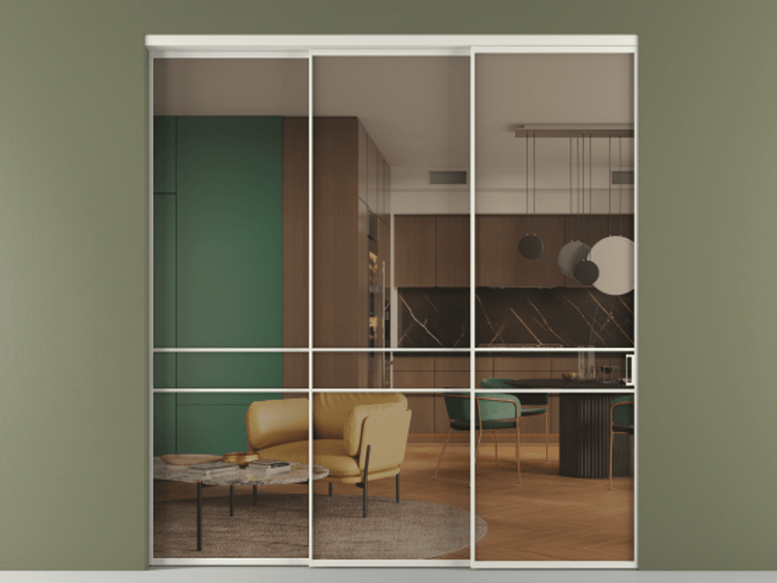 Перегородка Formato внутри проёма телескопик синхро-2 #VENDORCODE# #FURNISH# #GLASS# Цена #PRICE# #CURRENCY#  | Volhovec