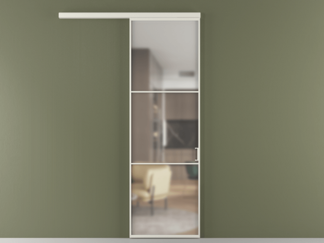 Перегородка Formato вдоль стены одностворчатая #VENDORCODE# #FURNISH# #GLASS# Цена #PRICE#  | Volhovec