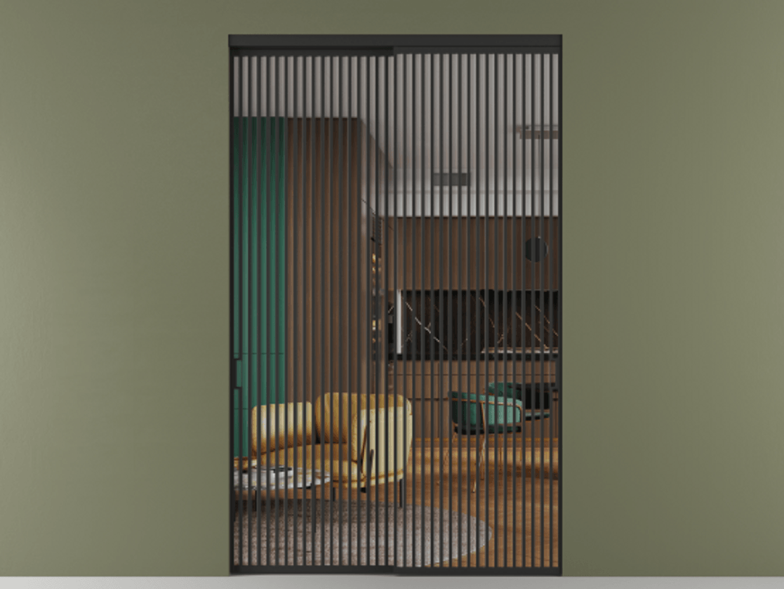 Перегородка Formato внутри проёма двустворчатая #VENDORCODE# #FURNISH# #GLASS# Цена #PRICE# #CURRENCY#  | Volhovec