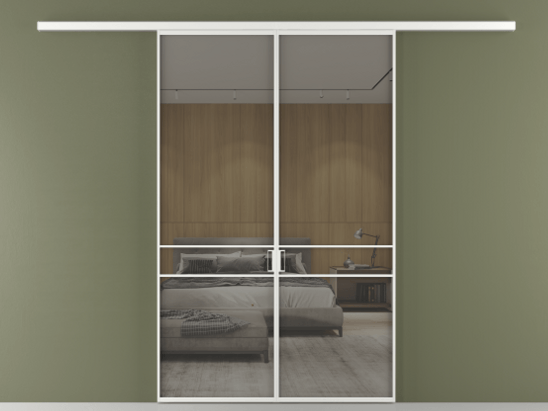 Перегородка Formato вдоль стены 2 створки АЛПР 040.02 Алюминий белоснежный Рефлективное серое стекло "Stopsol", калёное. Цена 1553760 ₸ 1. Полотно 2 шт. (800/2100 мм)
2. Комплект установки раздвижной системы
3. Базовый комплект фурнитуры
4.Ручка RONDO
. Фабрика дверей Волховец 8 (800) 551 43 19 Перегородка Formato вдоль стены 2 створки АЛПР 040.02 Алюминий белоснежный Рефлективное серое стекло "Stopsol", калёное Цена 1553760 ₸ | Volhovec