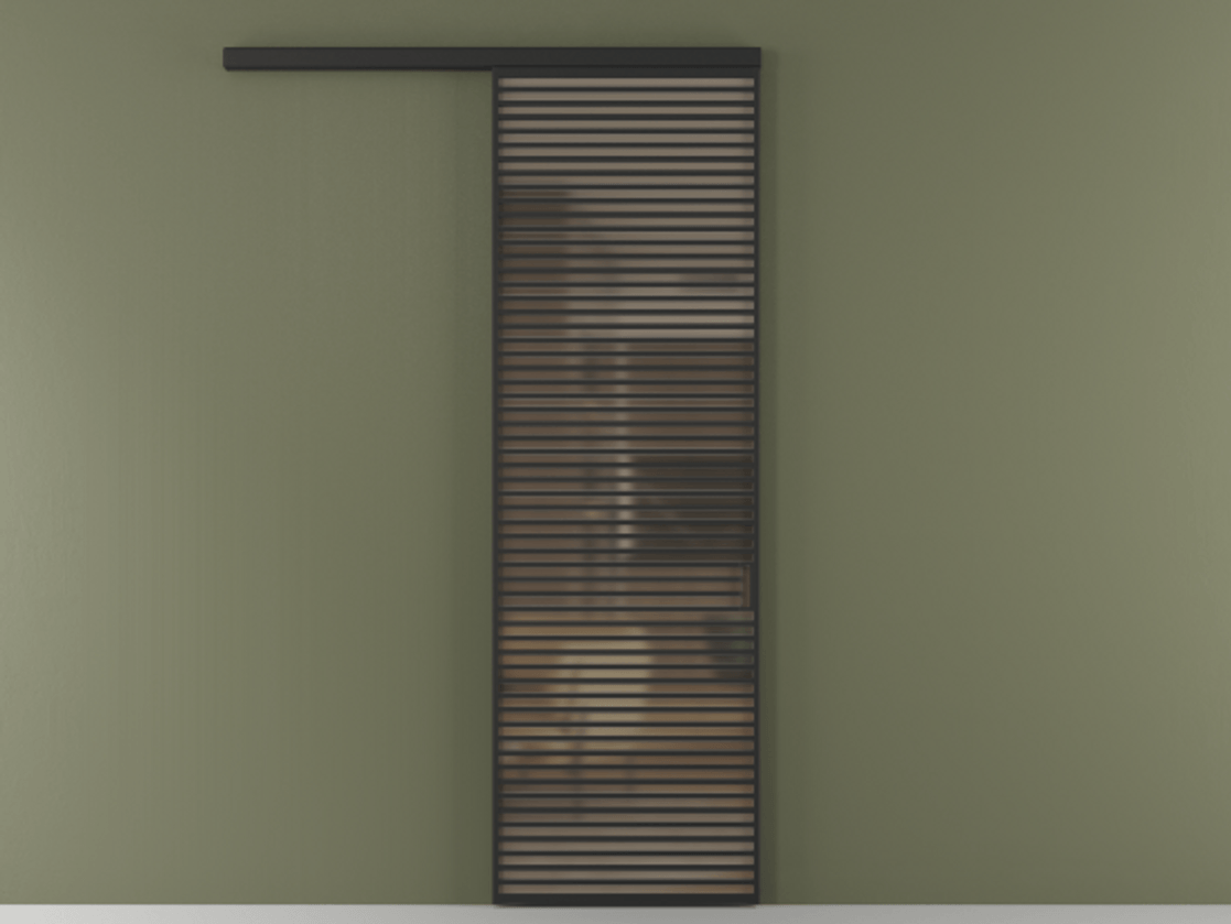 Перегородка Formato вдоль стены одностворчатая #VENDORCODE# #FURNISH# #GLASS# Цена #PRICE# #CURRENCY#  | Volhovec