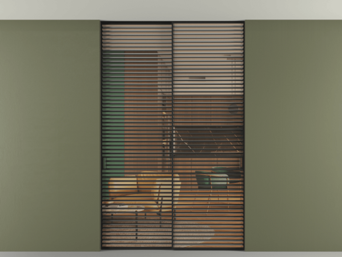 Перегородка Formato внутри проёма скрытое крепление в потолок 2 створки АЛПР 040.07 Алюминий Черный Прозрачное оранжевое стекло, триплекс. Скрытый короб ЧЕР Цена 2585500 ₸ 1. Полотно 2 шт. (800/2100 мм)
2. Комплект установки раздвижной системы
3. Базовый комплект фурнитуры
4. Ручка RONDO. Фабрика дверей Волховец 8 (800) 551 43 19 Перегородка Formato внутри проёма скрытое крепление в потолок 2 створки АЛПР 040.07 Алюминий Черный Прозрачное оранжевое стекло, триплекс Цена 2585500 ₸ | Volhovec