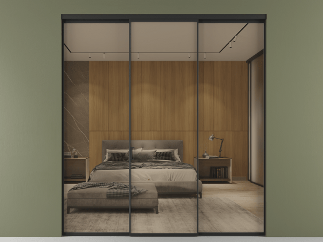 Перегородка Formato внутри проема трёхстворчатая #VENDORCODE# #FURNISH# #GLASS# Цена #PRICE#  | Volhovec