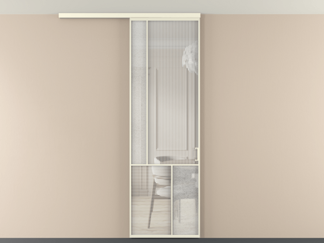 Перегородка Mosaic вдоль стены на потолок одностворчатая #VENDORCODE# #FURNISH# #GLASS# Цена #PRICE# #CURRENCY# | Volhovec