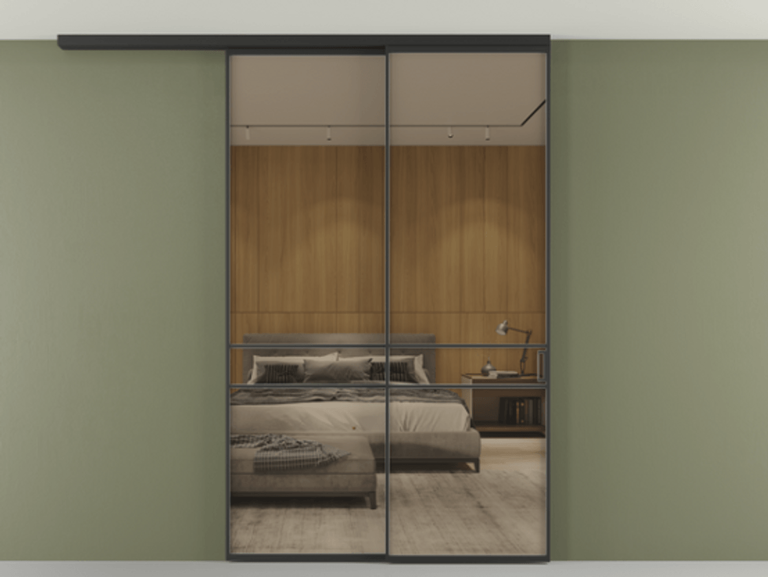 Перегородка Formato вдоль стены на потолок телескопик синхро 2 #VENDORCODE# #FURNISH# #GLASS# Цена #PRICE#  | Volhovec