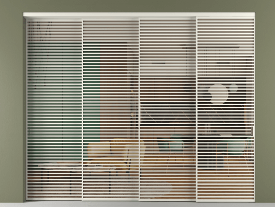 Перегородка Formato внутри проёма телескопик синхро-3 #VENDORCODE# #FURNISH# #GLASS# Цена #PRICE#  | Volhovec