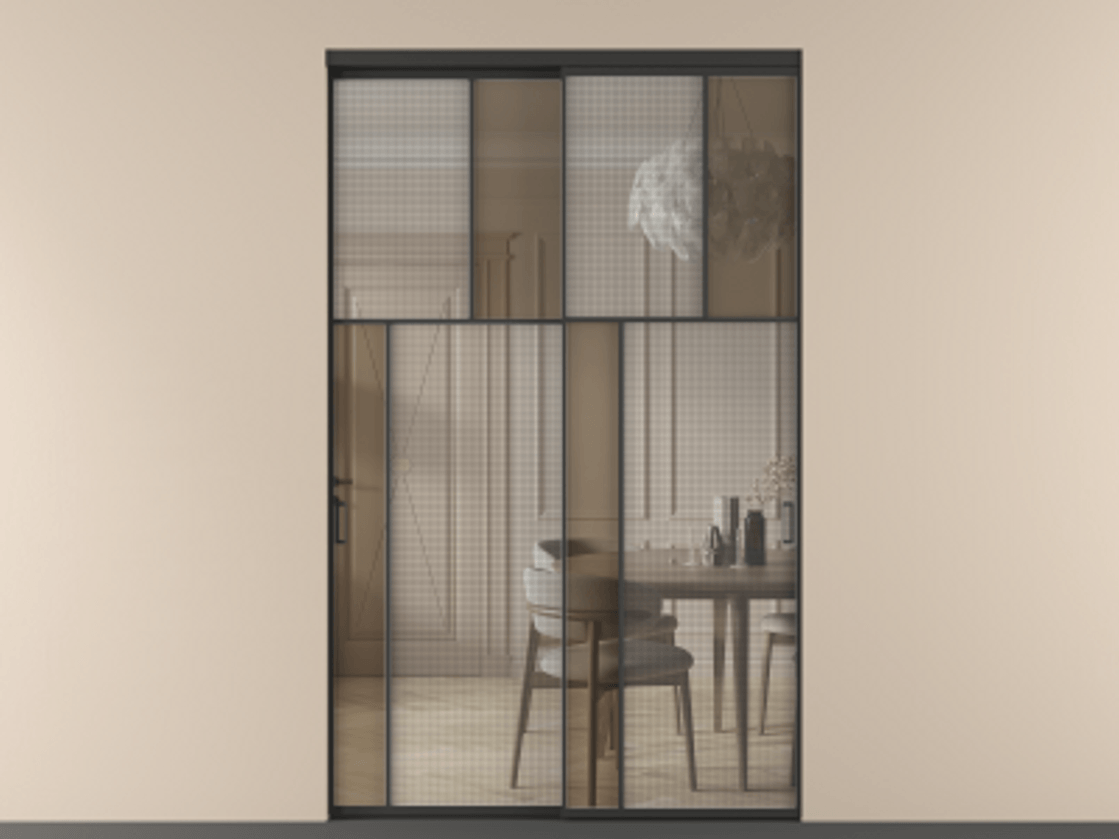 Перегородка Mosaic внутри проема двустворчатая #VENDORCODE# #FURNISH# #GLASS# Цена #PRICE# #CURRENCY# | Volhovec