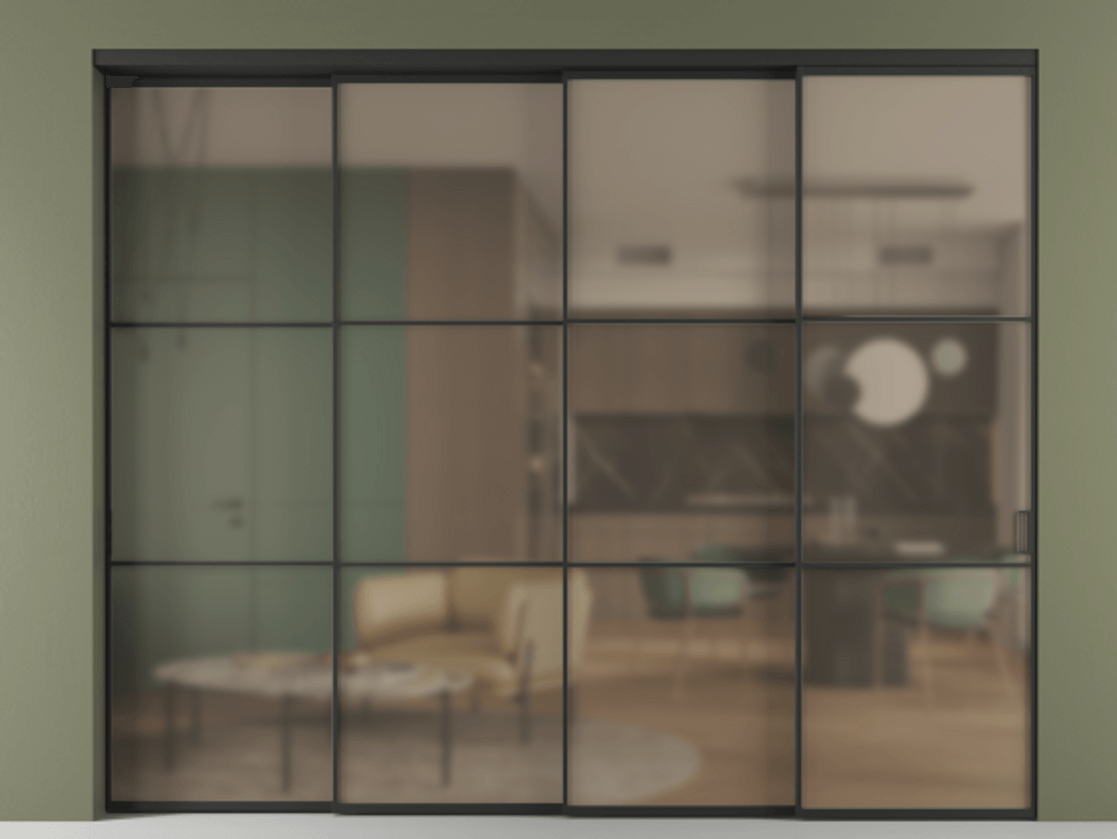 Перегородка Formato внутри проёма телескопик синхро-3 #VENDORCODE# #FURNISH# #GLASS# Цена #PRICE# #CURRENCY# | Volhovec