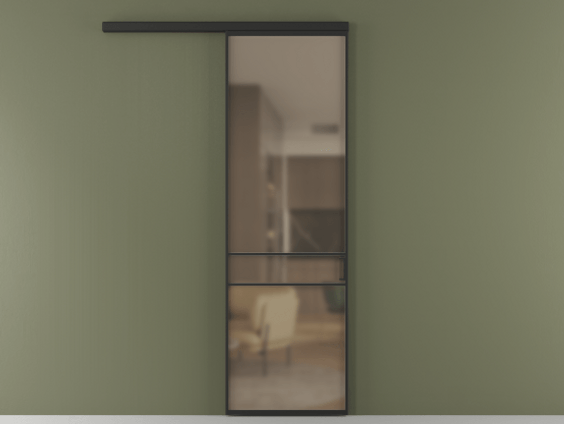 Перегородка Formato вдоль стены одностворчатая #VENDORCODE# #FURNISH# #GLASS# Цена #PRICE# #CURRENCY#  | Volhovec