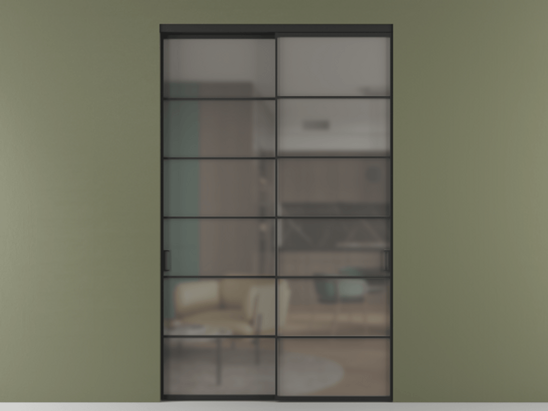 Перегородка Formato внутри проёма двустворчатая #VENDORCODE# #FURNISH# #GLASS# Цена #PRICE# #CURRENCY#  | Volhovec