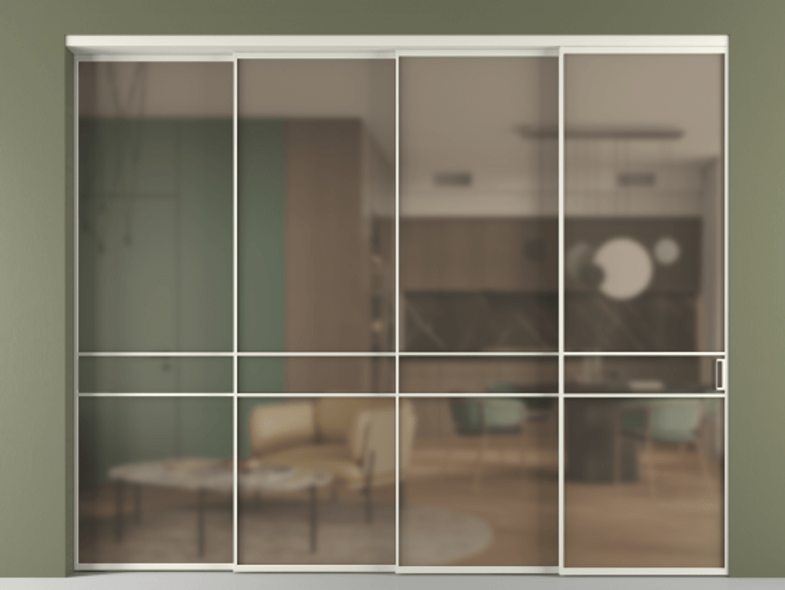 Перегородка Formato внутри проёма телескопик синхро-3 #VENDORCODE# #FURNISH# #GLASS# Цена #PRICE# #CURRENCY# | Volhovec