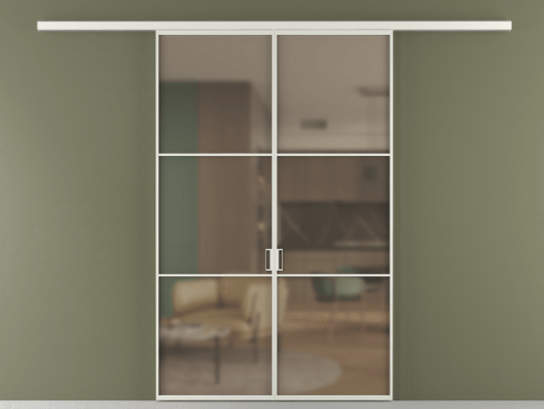 Перегородка Formato вдоль стены 2 створки АЛПР 040.03 Алюминий серый Сатинированное бронзовое стекло, триплекс. Цена 1266470 ₸ 1. Полотно 2 шт. (800/2100 мм)
2. Комплект установки раздвижной системы
3. Базовый комплект фурнитуры
4.Ручка RONDO
. Фабрика дверей Волховец 8 (800) 551 43 19 Перегородка Formato вдоль стены 2 створки АЛПР 040.03 Алюминий серый Сатинированное бронзовое стекло, триплекс Цена 1266470 ₸ | Volhovec