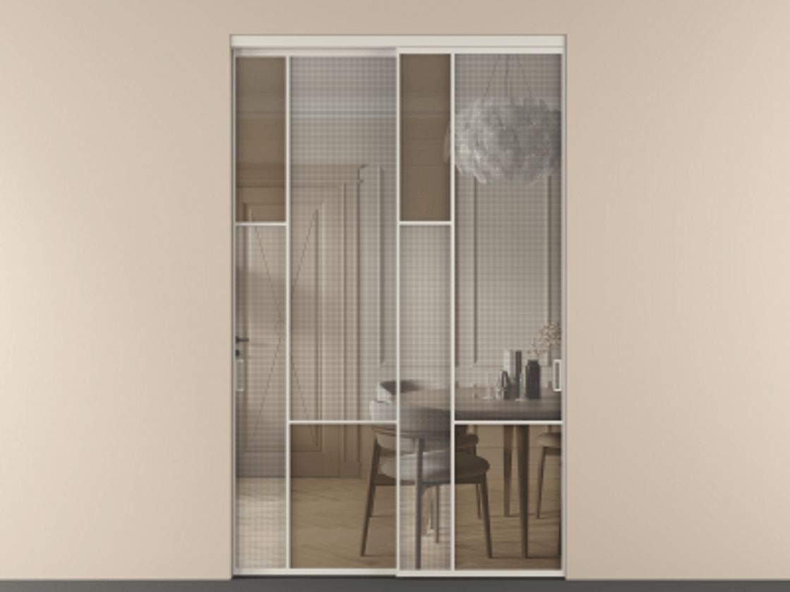Перегородка Mosaic внутри проема двустворчатая #VENDORCODE# #FURNISH# #GLASS# Цена #PRICE# #CURRENCY# | Volhovec