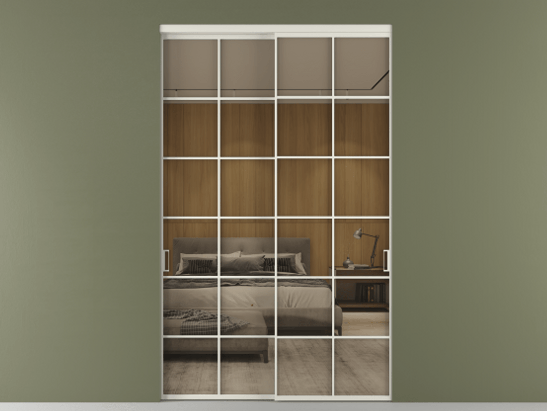 Перегородка Formato внутри проёма двустворчатая #VENDORCODE# #FURNISH# #GLASS# Цена #PRICE#  | Volhovec