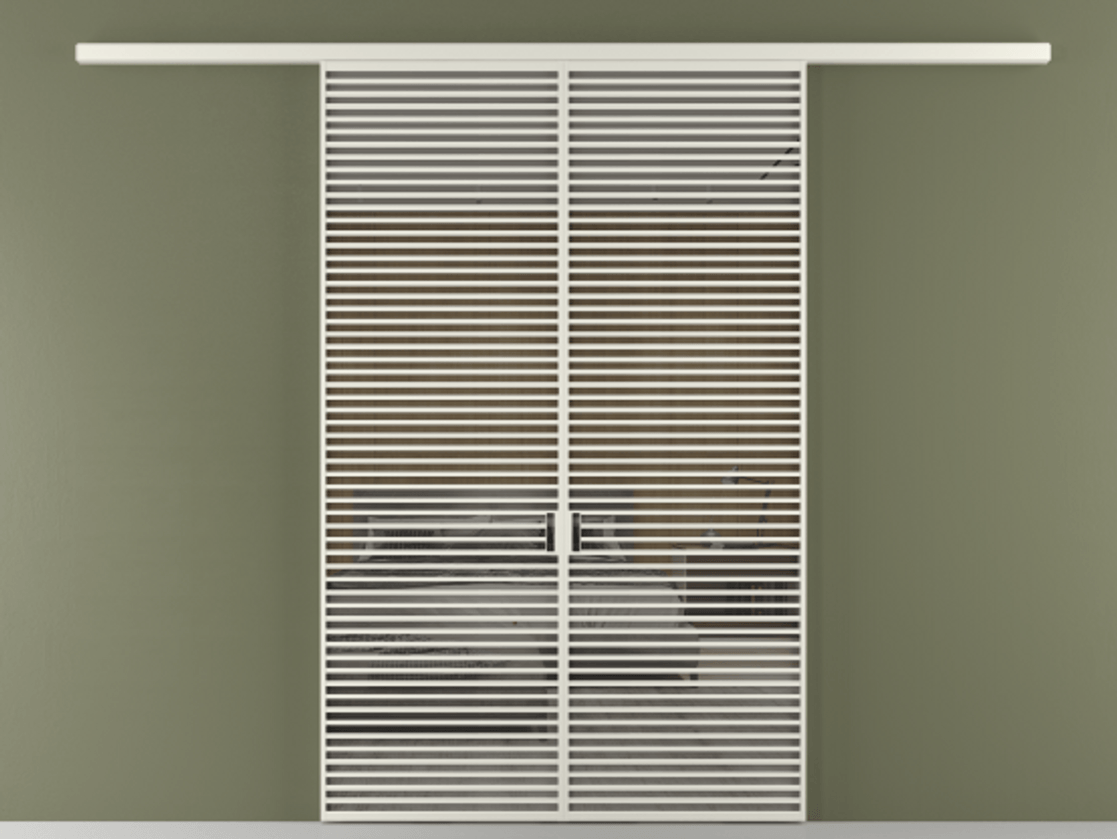 Перегородка Formato вдоль стены двустворчатая #VENDORCODE# #FURNISH# #GLASS# Цена #PRICE# #CURRENCY# | Volhovec