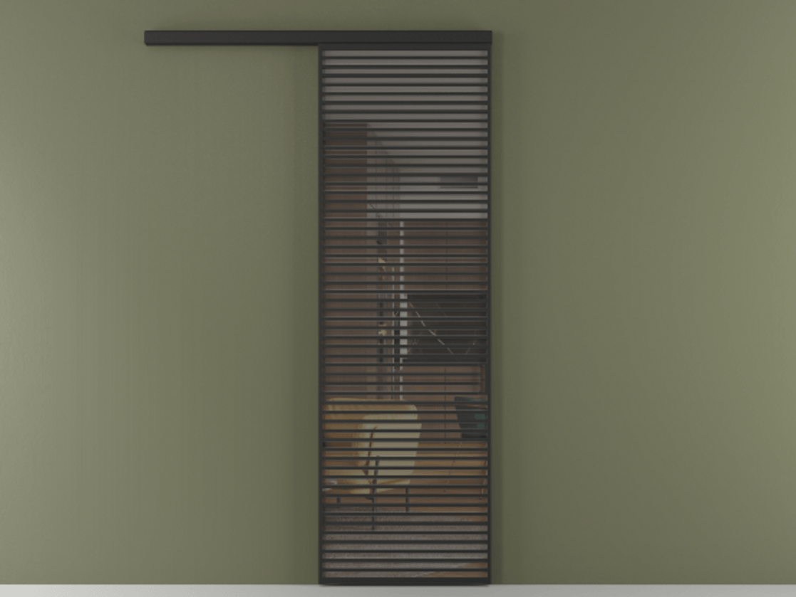 Перегородка Formato вдоль стены одностворчатая #VENDORCODE# #FURNISH# #GLASS# Цена #PRICE#  | Volhovec