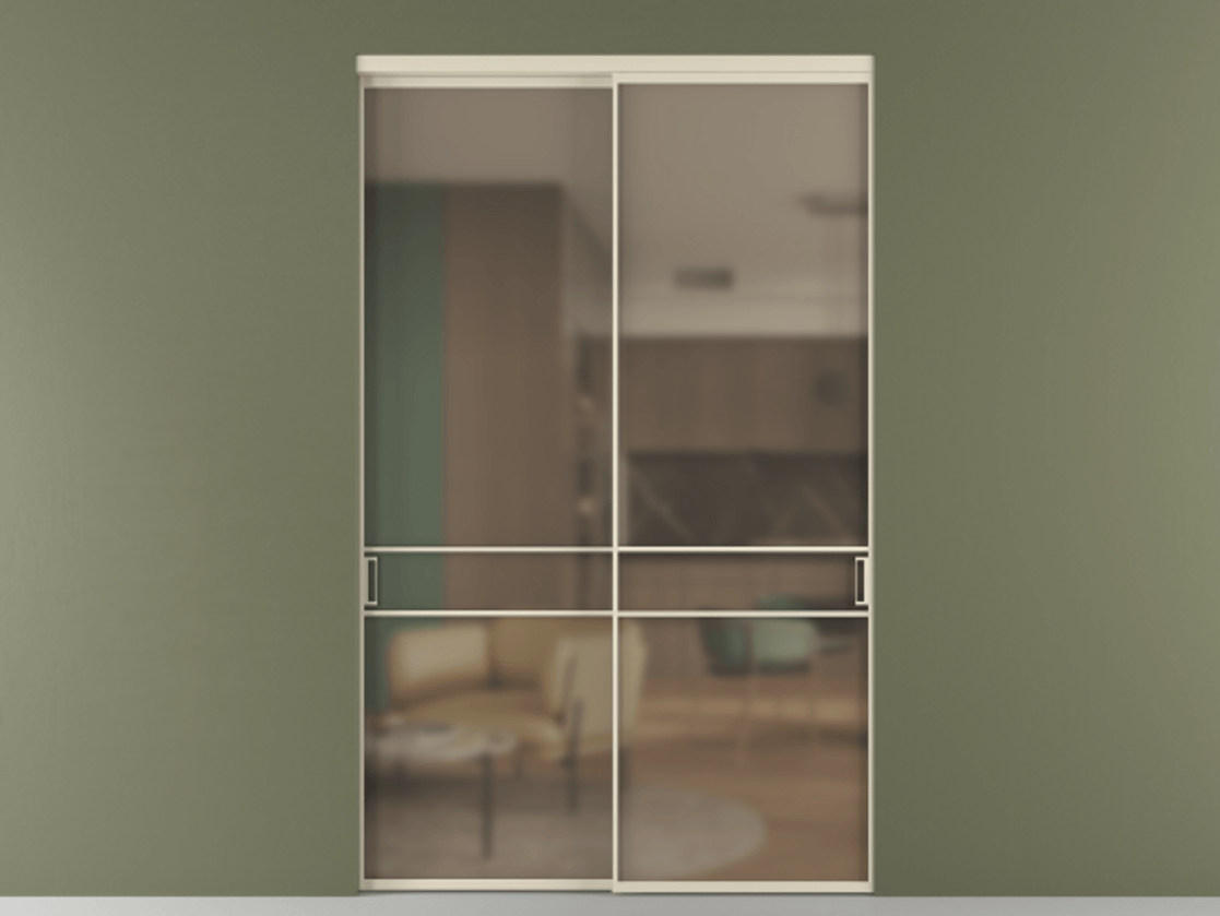 Перегородка Formato внутри проёма 2 створки АЛПР 040.02 Алюминий бежево-серый Сатинированное бронзовое стекло, триплекс. Цена 2697300 ₸ 1. Полотно 2 шт. (800/2100 мм)
2. Комплект установки раздвижной системы
3. Базовый комплект фурнитуры
4.Ручка RONDO. Фабрика дверей Волховец 8 (800) 551 43 19 Перегородка Formato внутри проёма 2 створки АЛПР 040.02 Алюминий бежево-серый Сатинированное бронзовое стекло, триплекс Цена 2697300 ₸ | Volhovec