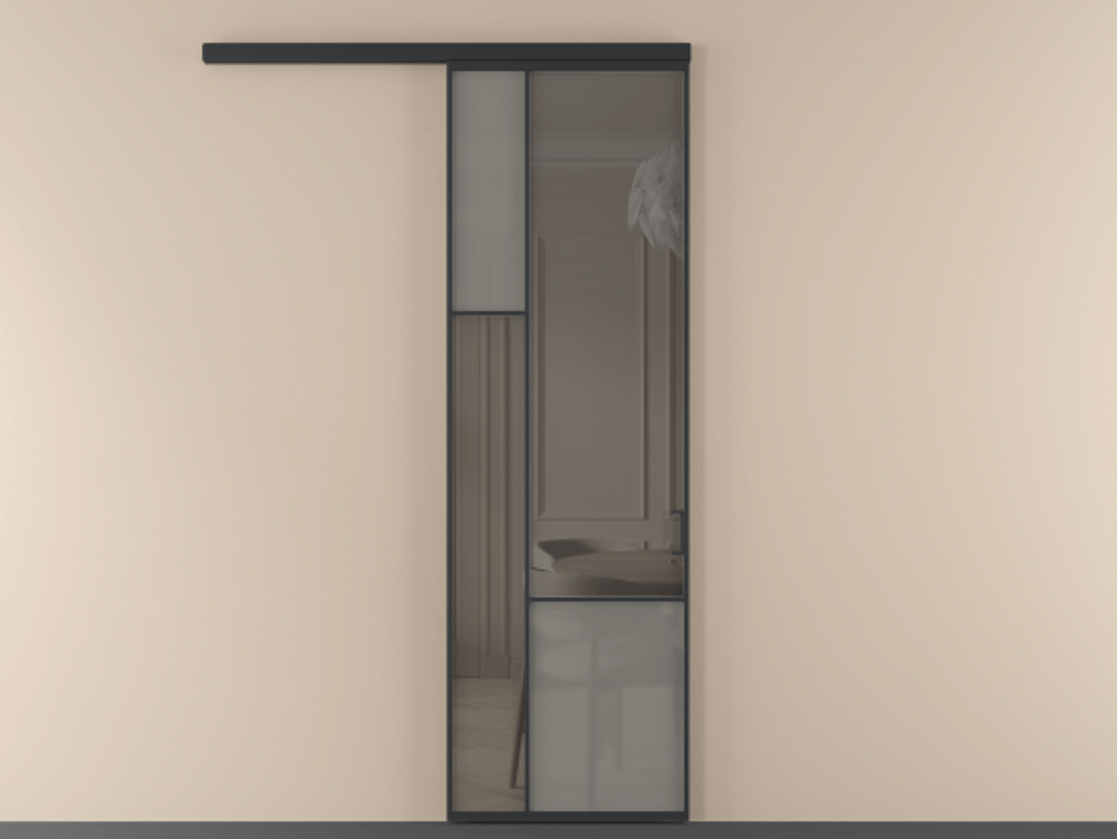 Перегородка Mosaic вдоль стены одностворчатая #VENDORCODE# #FURNISH# #GLASS# Цена #PRICE# #CURRENCY# | Volhovec